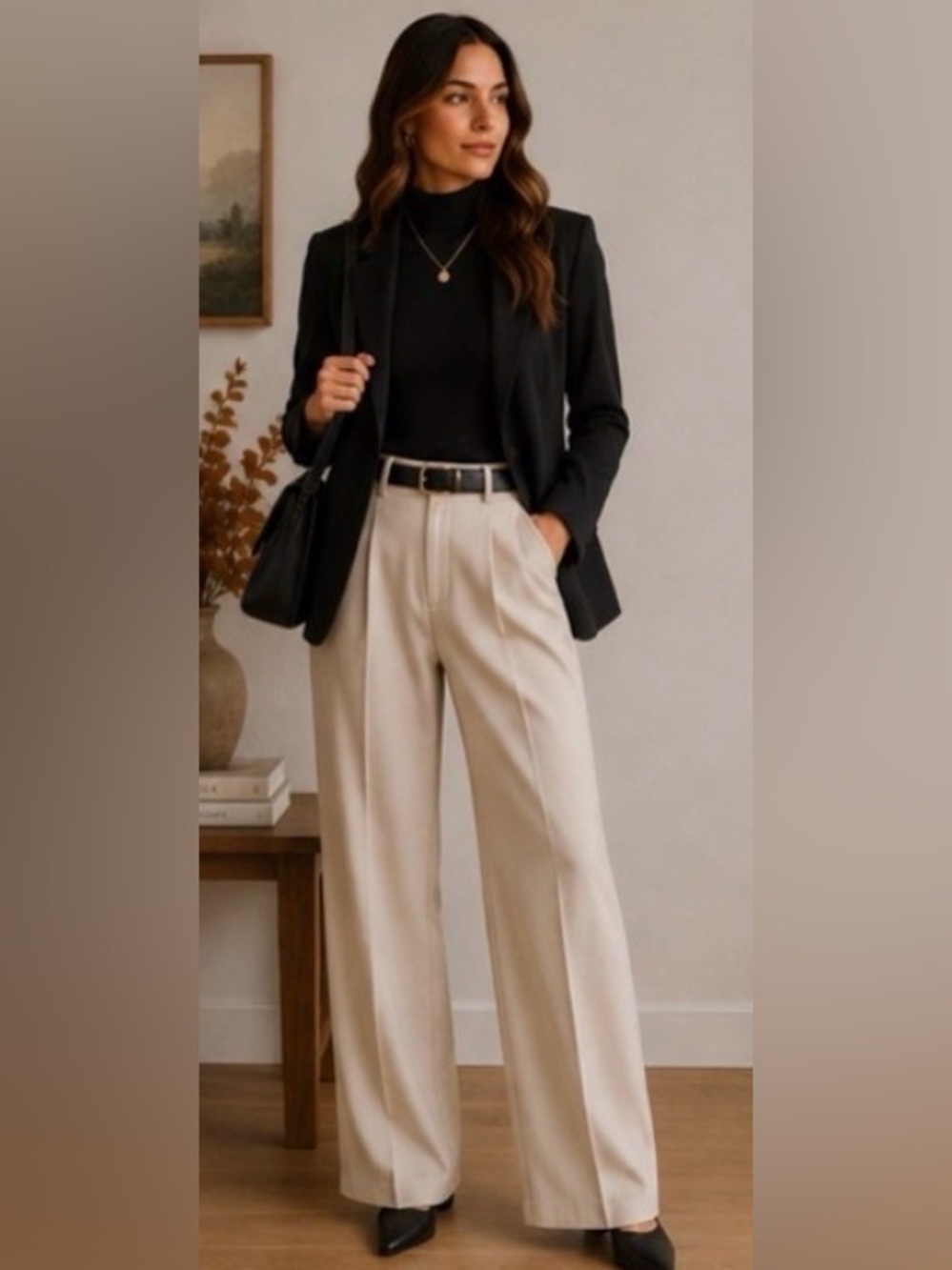 Aritzia Silence + Noise Black Blazer M Tailored Minimalist Structured Jacket